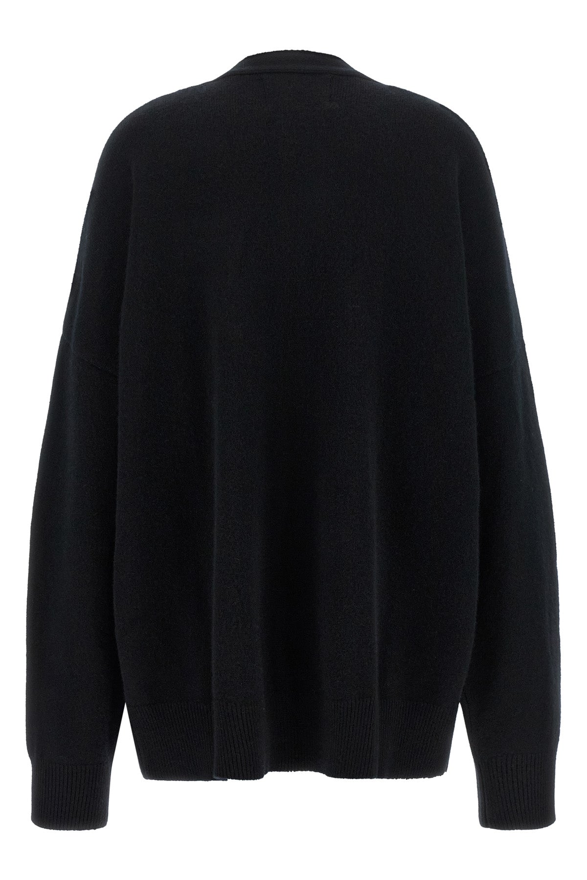 the extreme cashmere n°517 simo cardigan redefines knitwear volumes through a