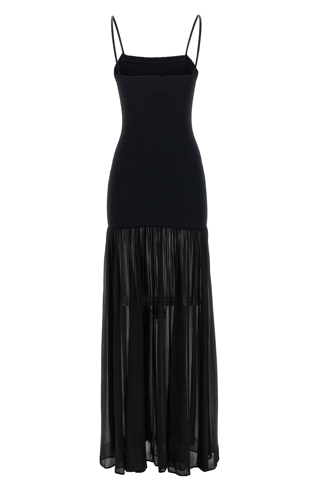 HUNZA G OS long nancy hybrid sleeveless dress