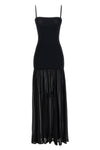long nancy hybrid sleeveless dress
