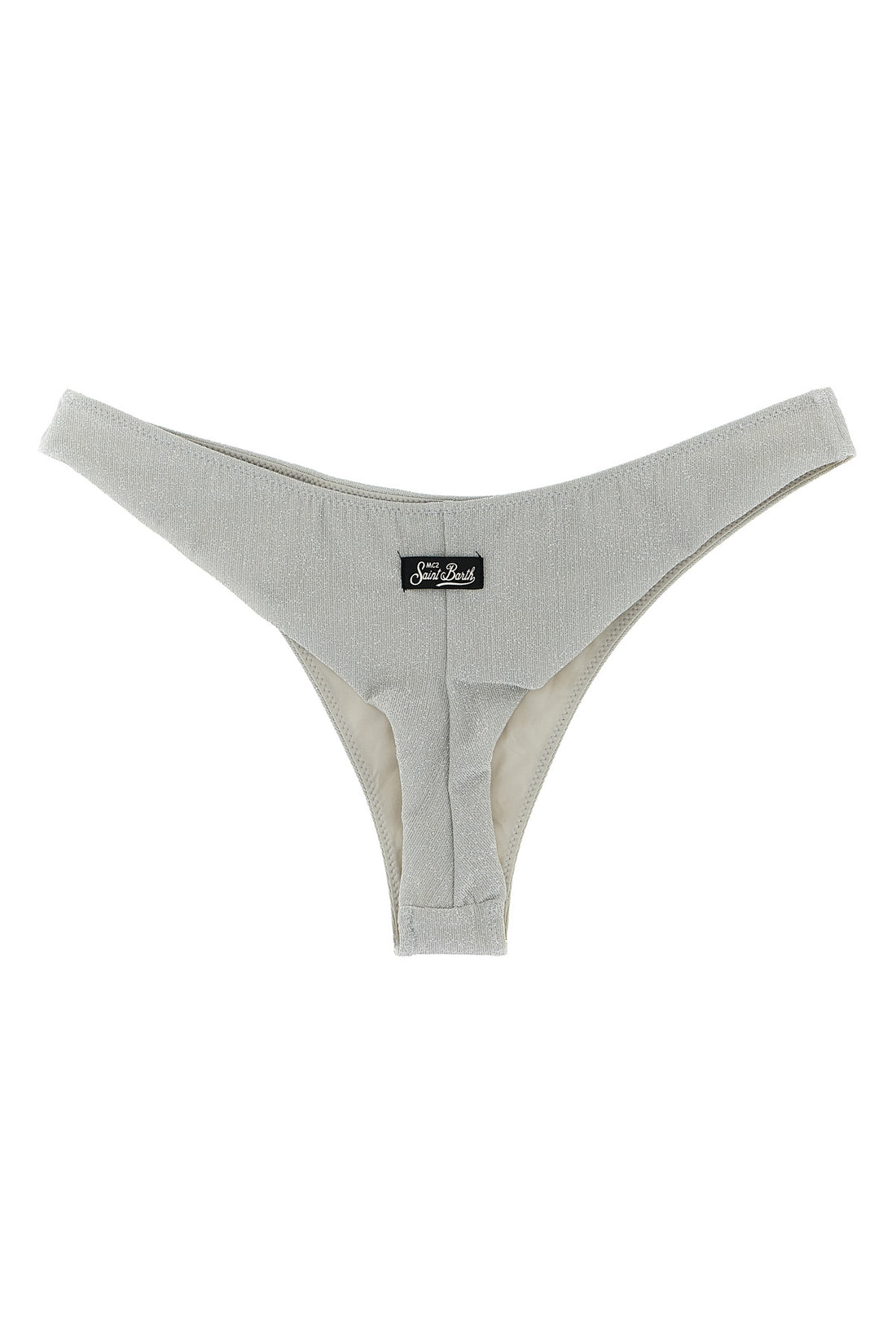 MC2 SAINT BARTH L naomi bikini bottoms in crinkle lurex fabric