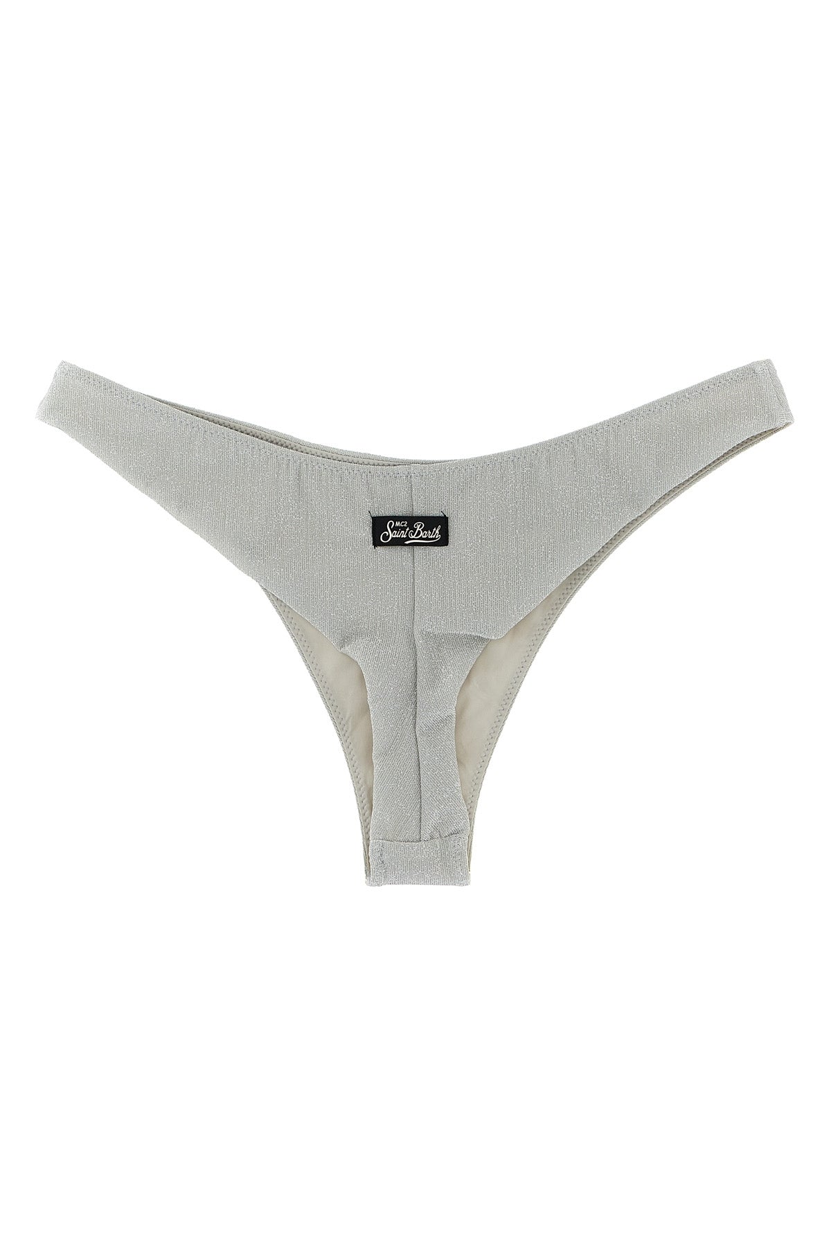 naomi bikini bottoms in crinkle lurex fabric