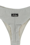 naomi bikini bottoms in crinkle lurex fabric