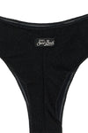 naomi bikini bottoms in crinkle lurex fabric