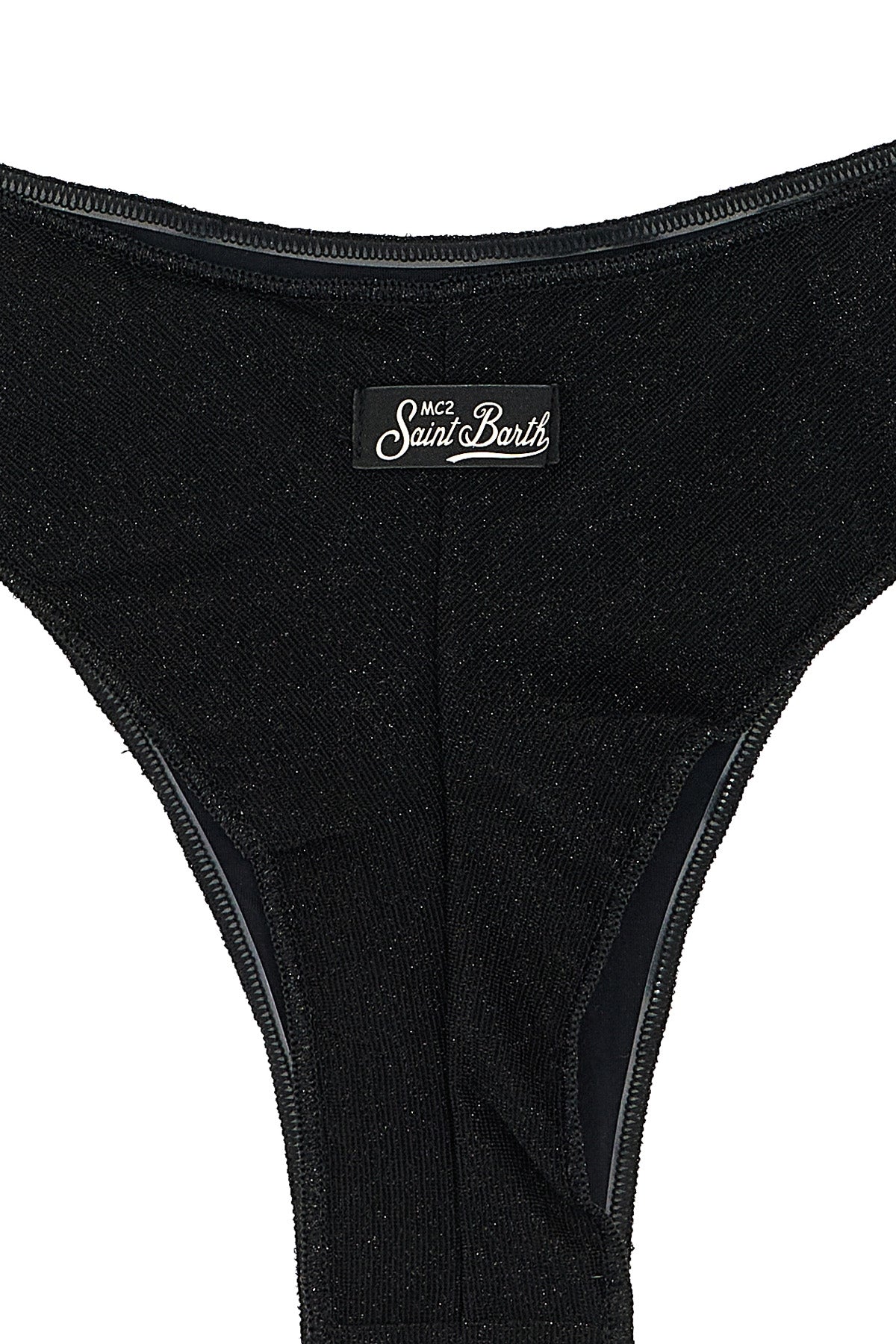 naomi bikini bottoms in crinkle lurex fabric