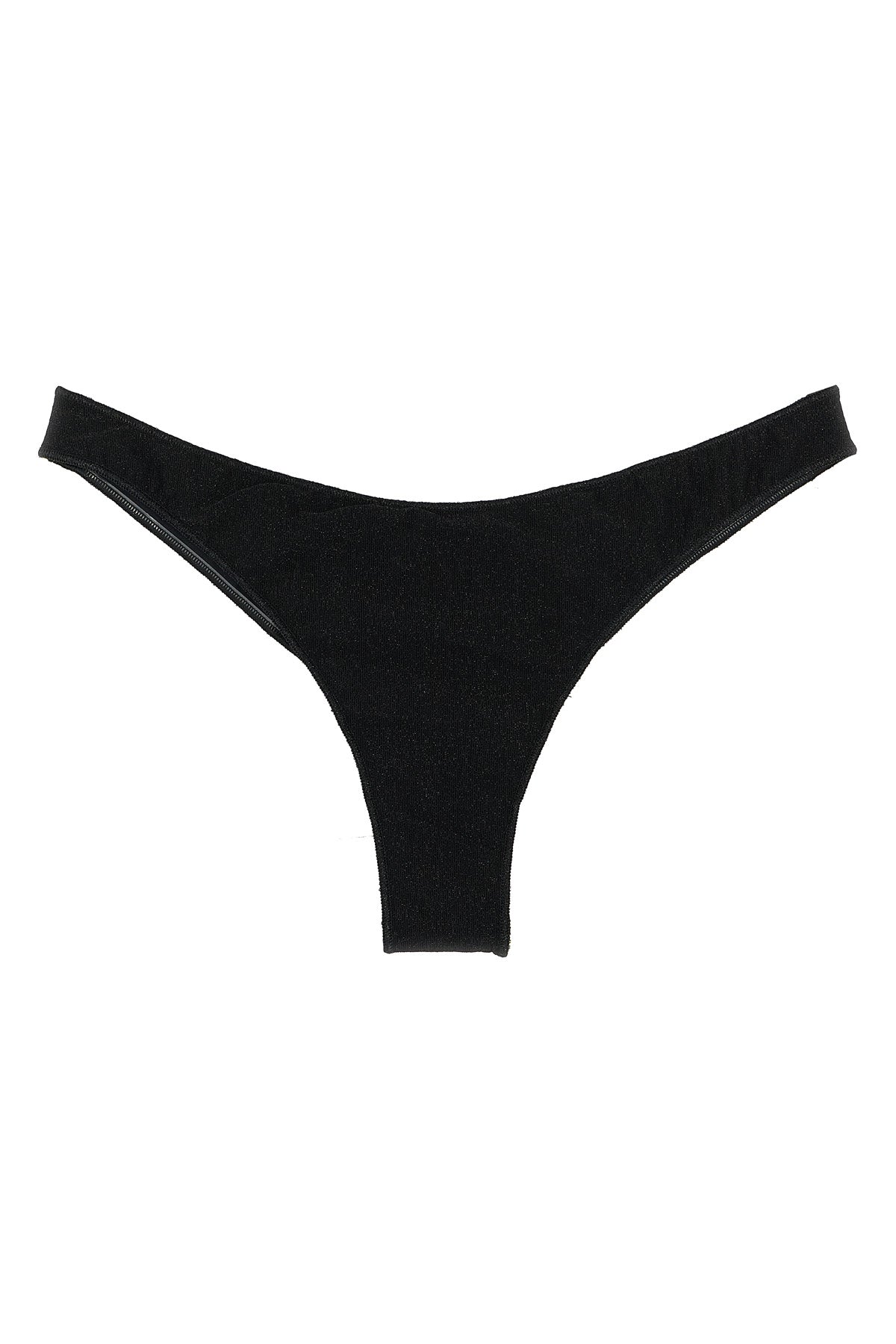 naomi bikini bottoms in crinkle lurex fabric