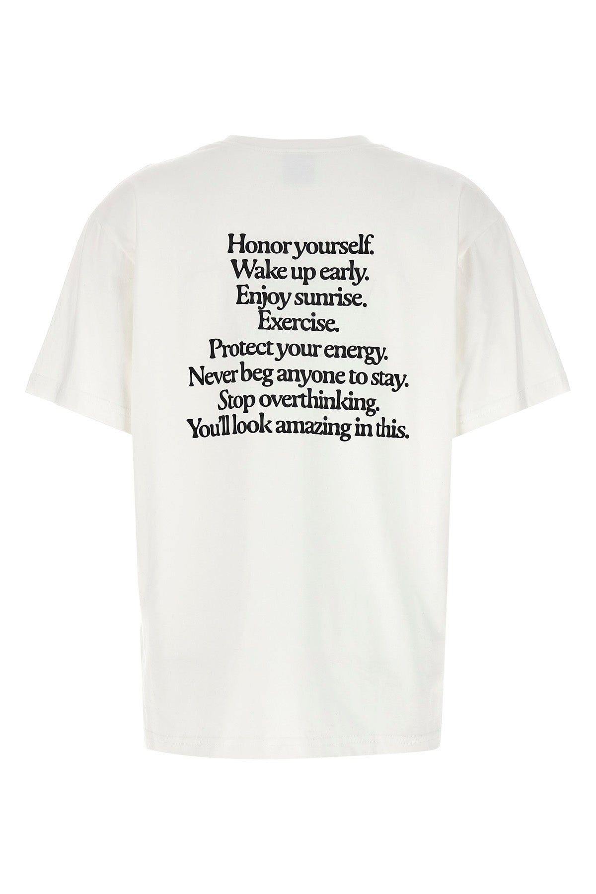 manifesto cotton crew neck t-shirt