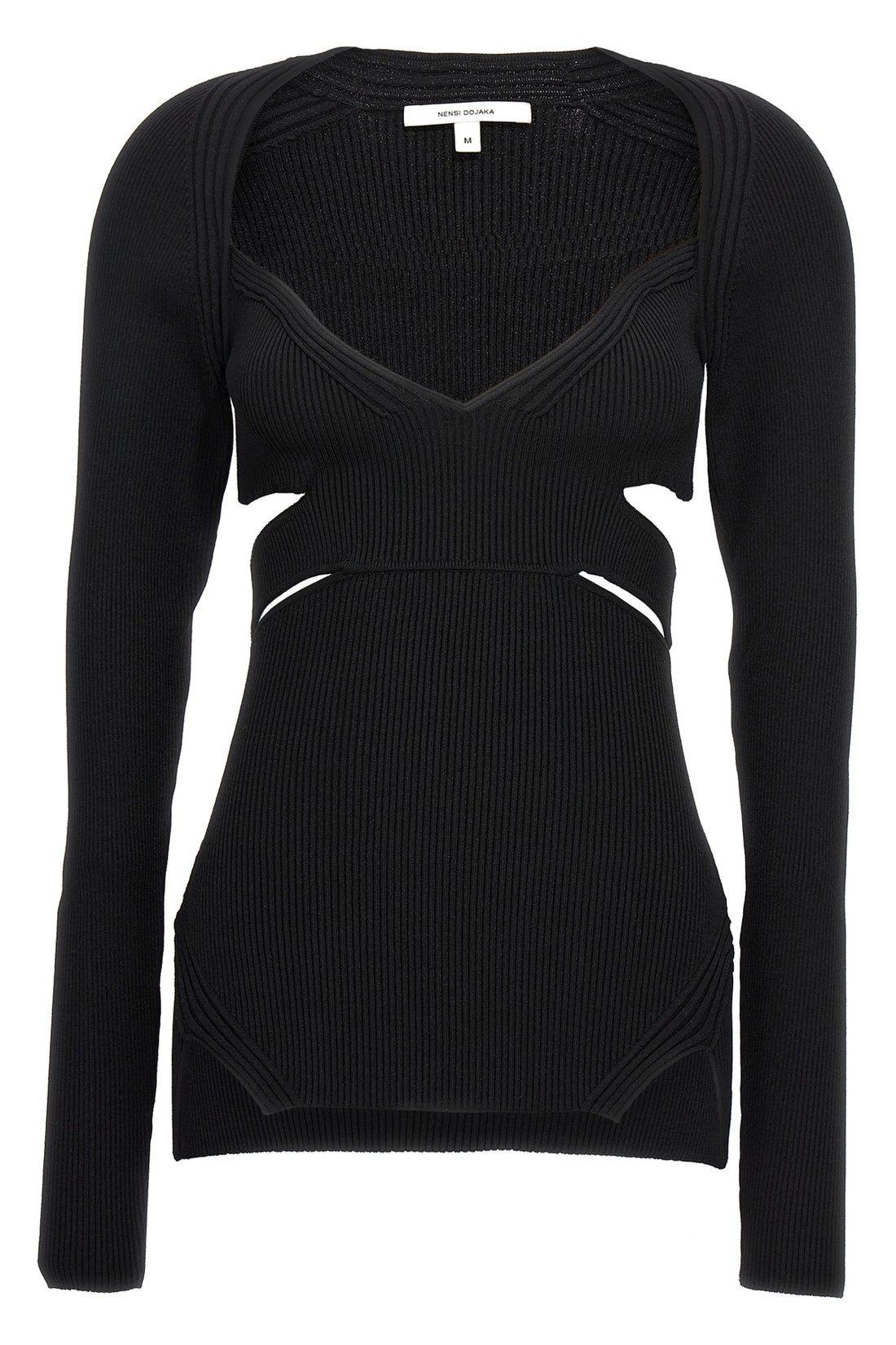 NENSI DOJAKA M ribbed viscose blend sweater