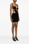 drapped mini dress dress