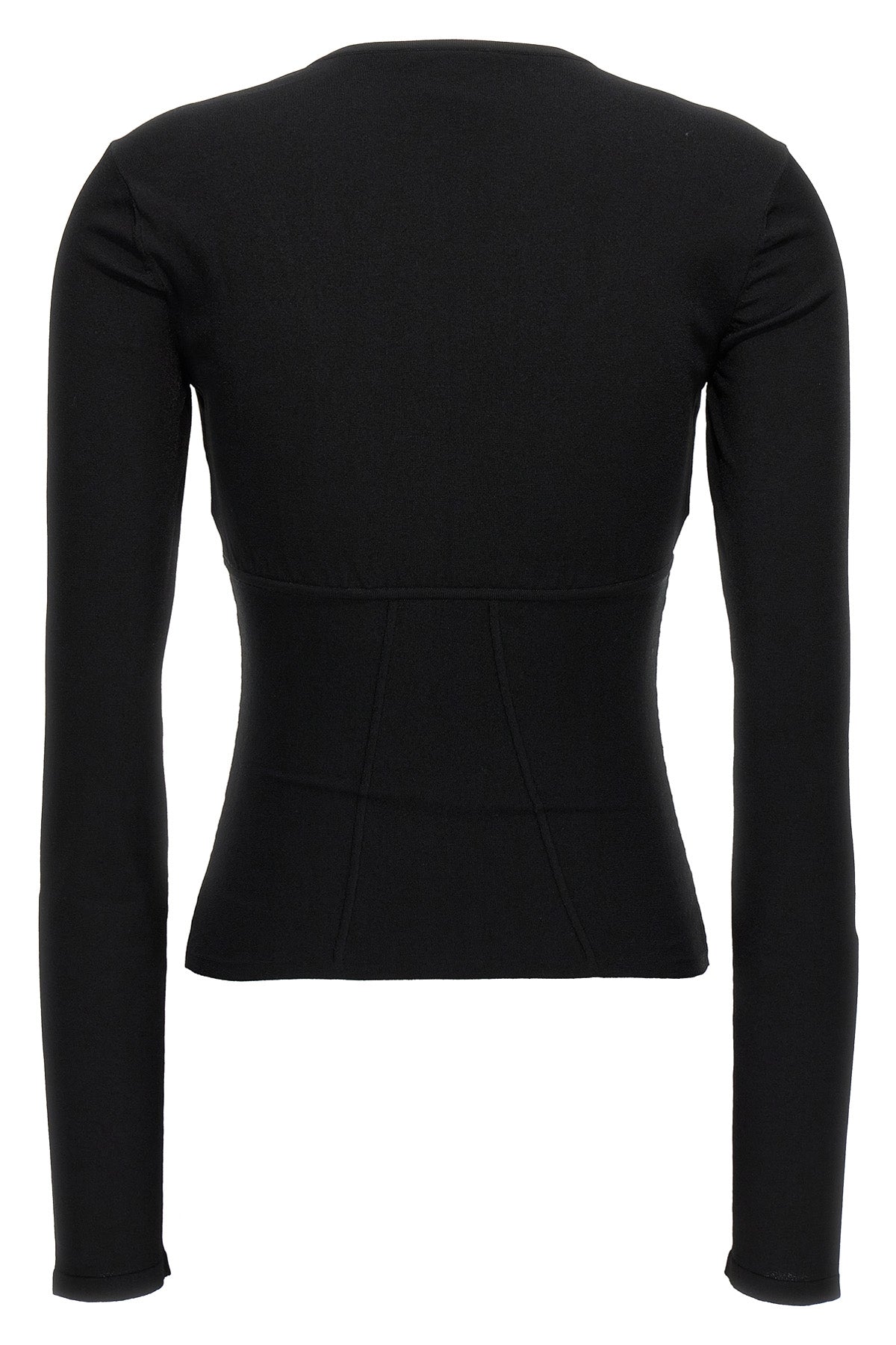 bustier stretch knit top
