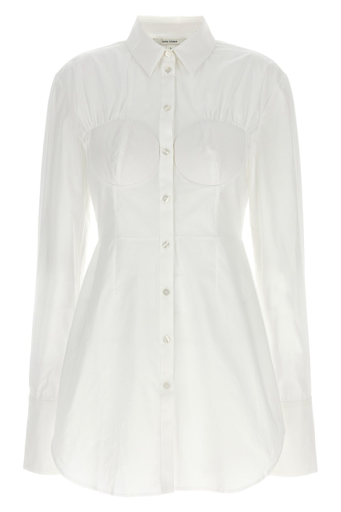 NENSI DOJAKA L hybrid cotton poplin shirt
