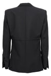 double breast wool blazer