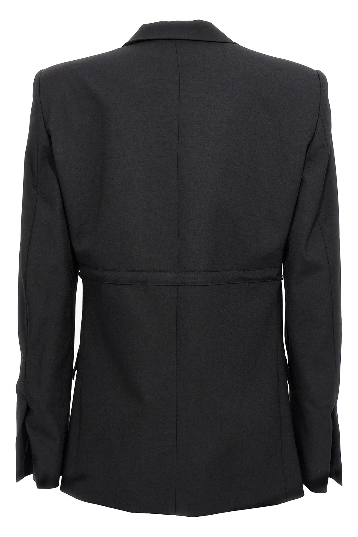 double breast wool blazer