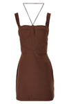 maddie mini dress in stretch fabric