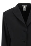 single-breasted wool blend blazer