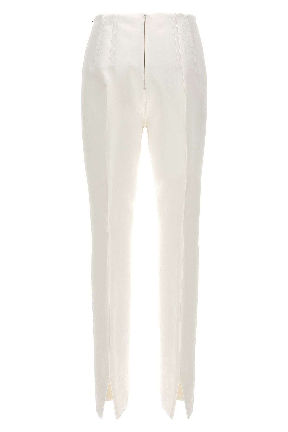 netto trousers in heavy bonded satin