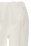 netto trousers in heavy bonded satin
