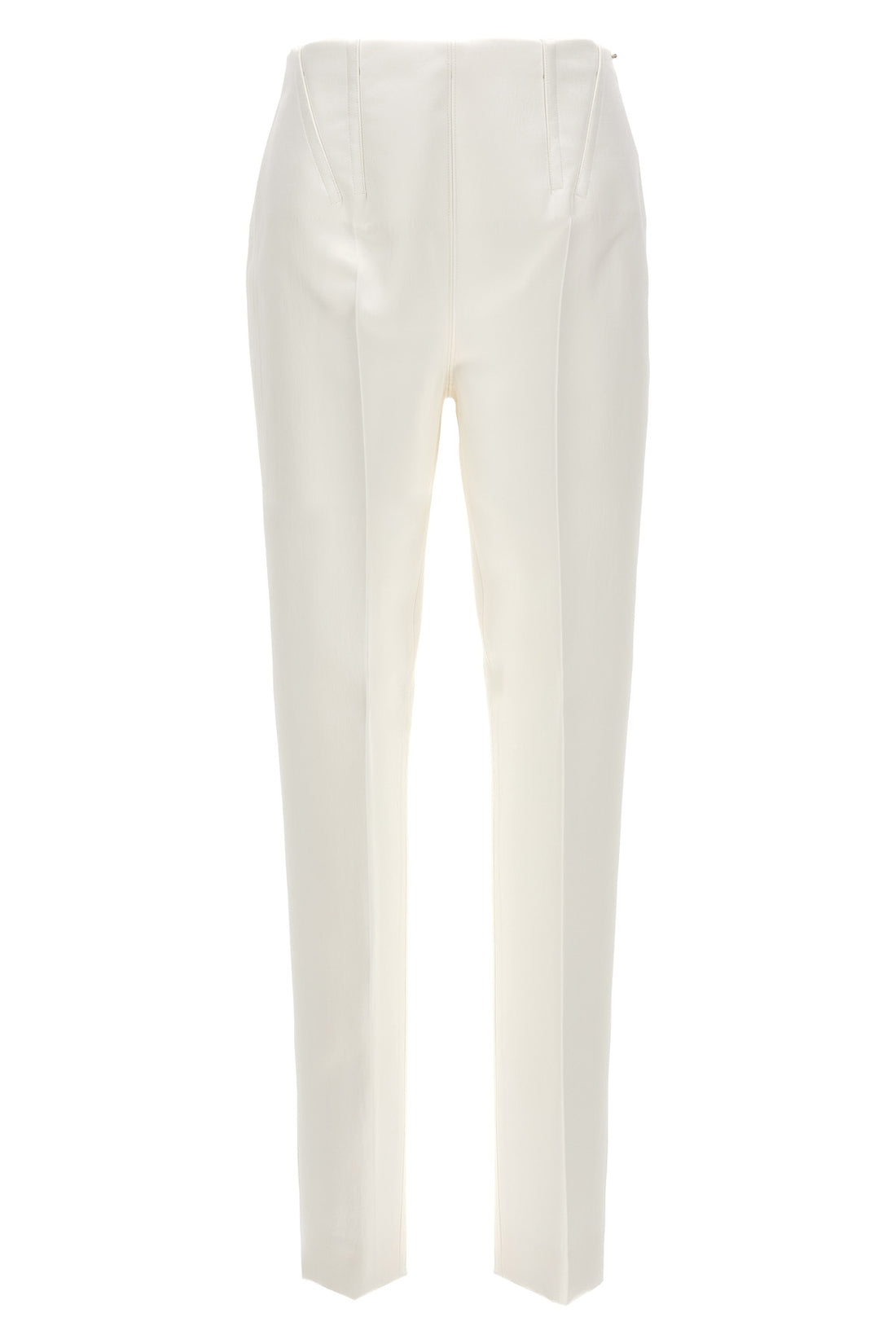 SPORTMAX 38 netto trousers in heavy bonded satin
