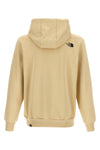 fine hoodie in fleece cotton blend