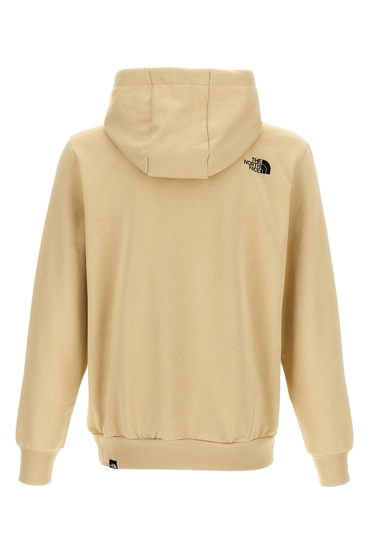 fine hoodie in fleece cotton blend