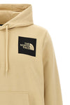 fine hoodie in fleece cotton blend