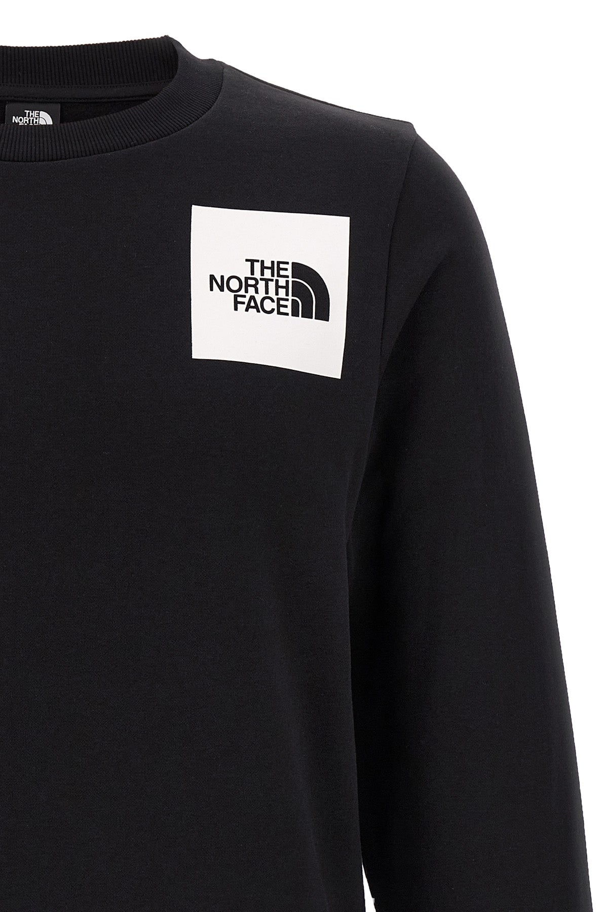 fine sweatshirt in fleece cotton blend