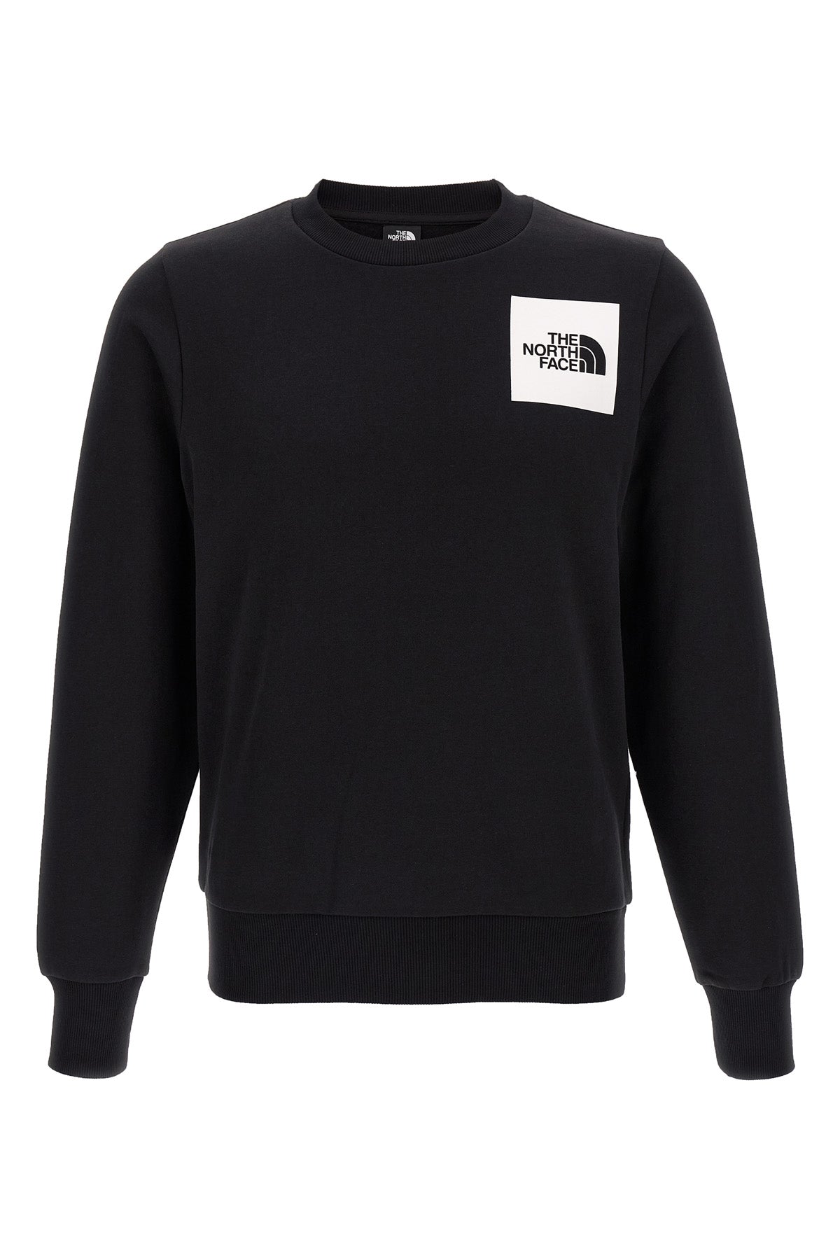 fine sweatshirt in fleece cotton blend