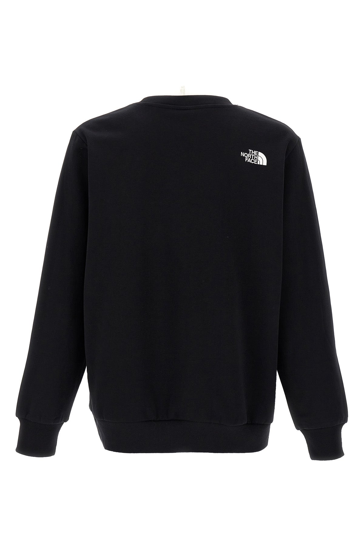 simple dome crew fleece cotton sweatshirt