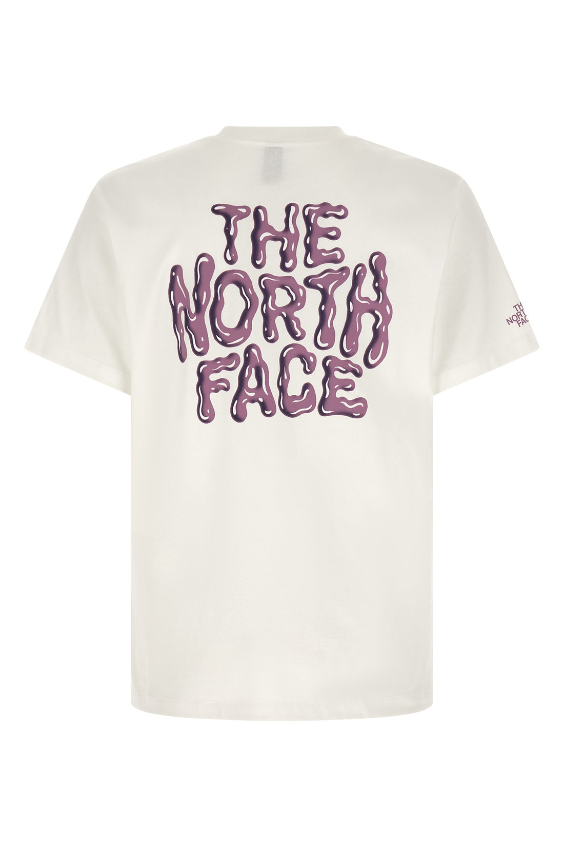 THE NORTH FACE S 220 g/m² single cotton jersey drip logo t-shirt