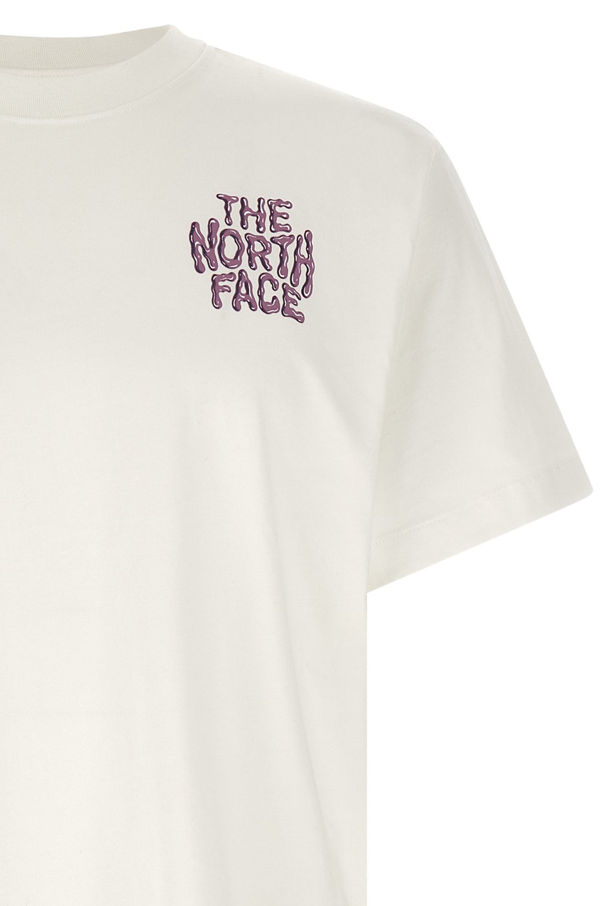 220 g/m² single cotton jersey drip logo t-shirt