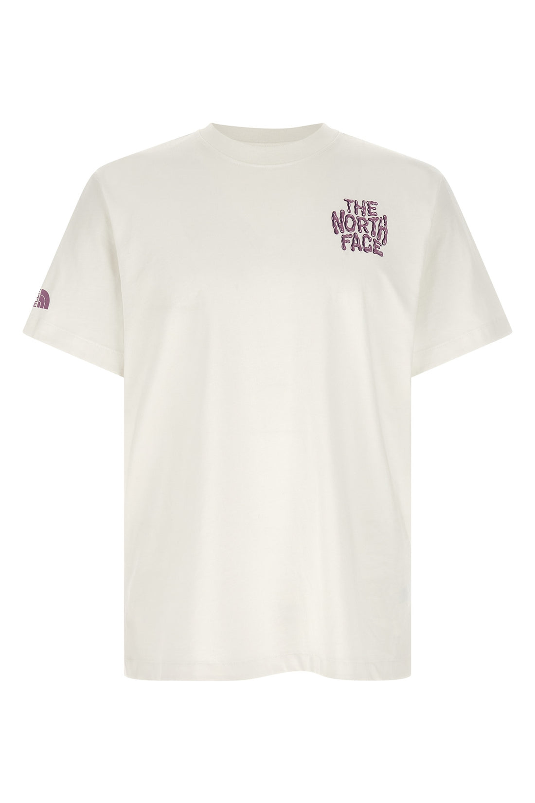 THE NORTH FACE S 220 g/m² single cotton jersey drip logo t-shirt