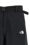nse bermuda shorts in wrinkled effect technical fabric
