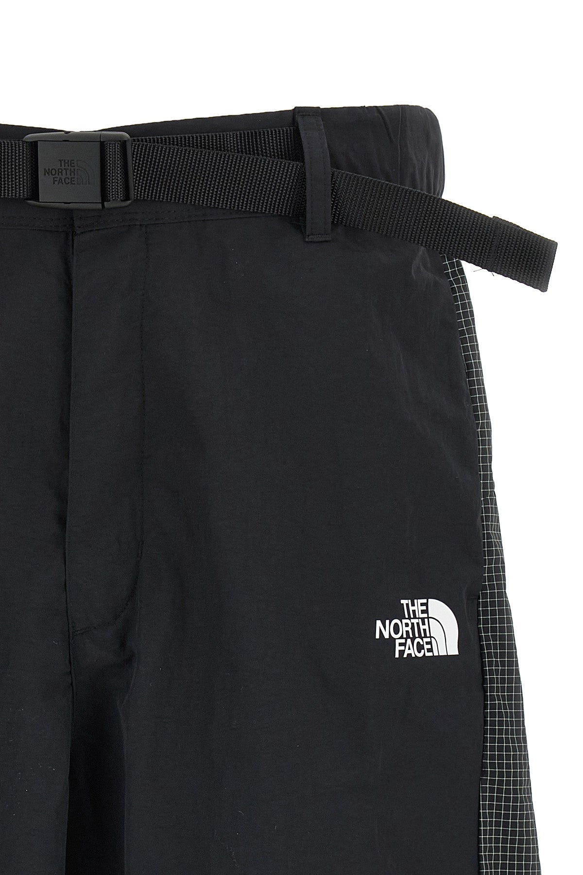 nse bermuda shorts in wrinkled effect technical fabric