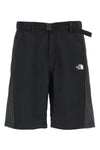 nse bermuda shorts in wrinkled effect technical fabric