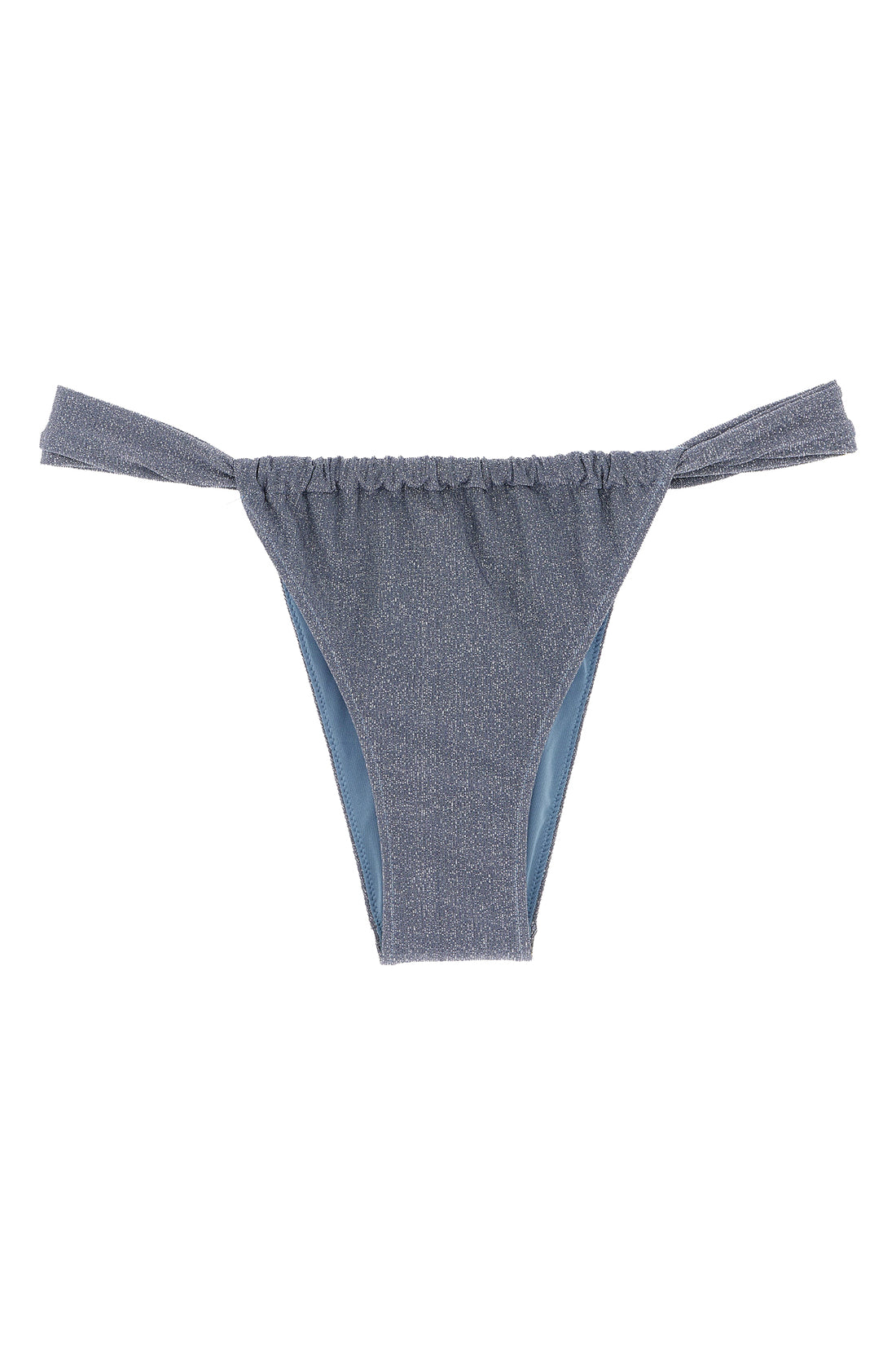 MC2 SAINT BARTH L noelle lurex fabric bikini bottoms