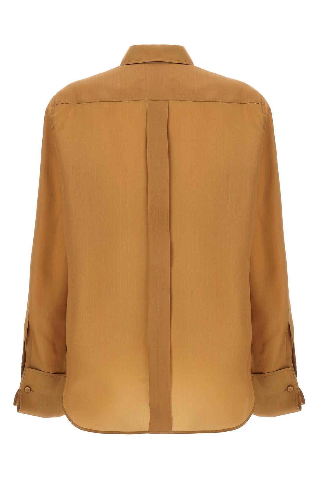 MAX MARA 44 nola satin silk triple organza shirt