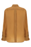 nola satin silk triple organza shirt