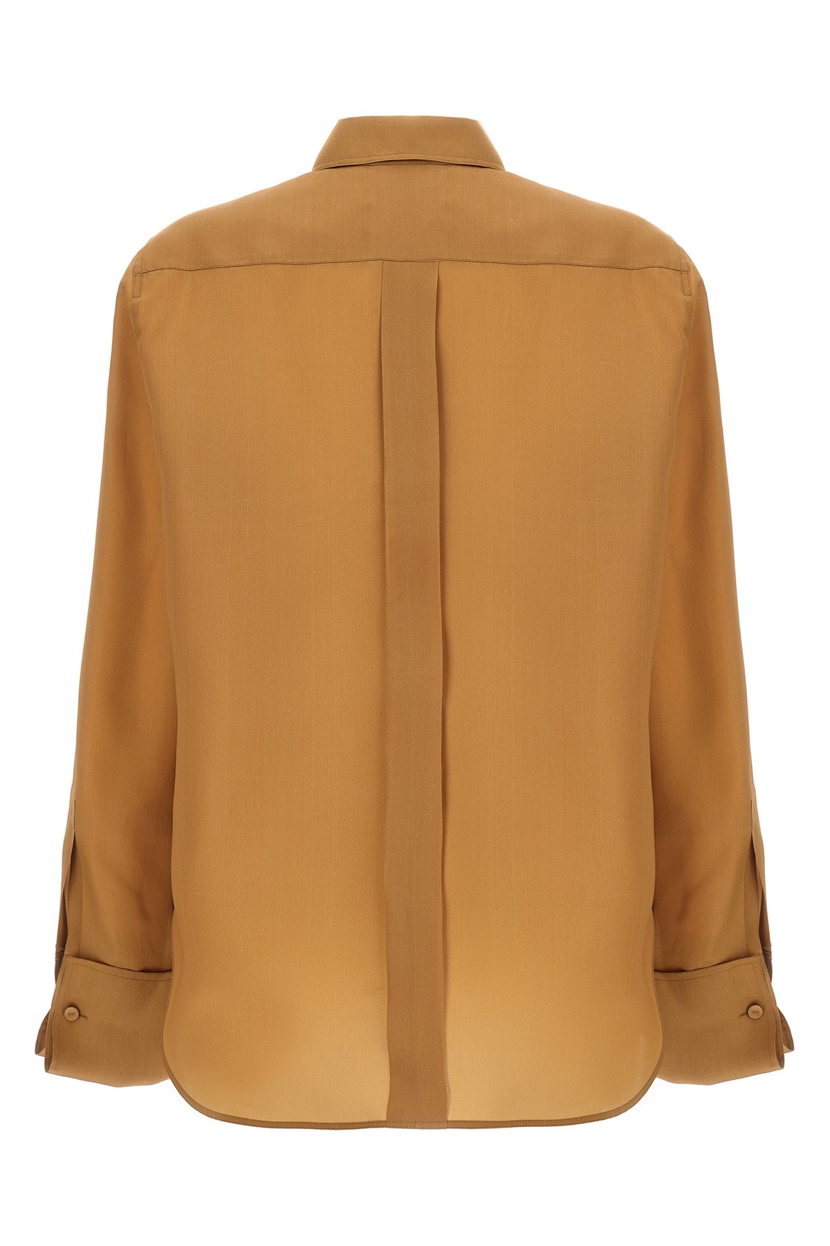 nola satin silk triple organza shirt