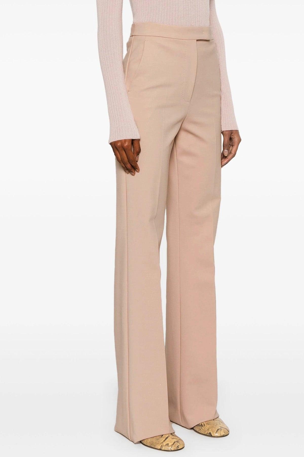 norcia viscose compact jersey pants