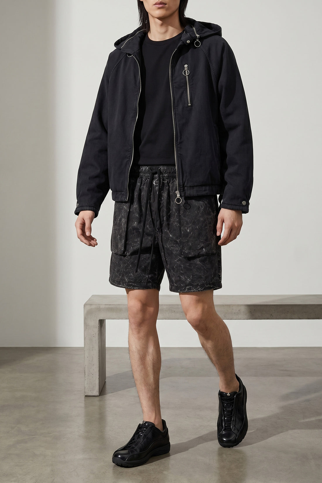 NAMACHEKO M midia jacket in dyed cotton