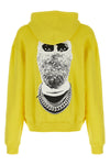mask gauze cotton hoodie