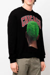chicago player green cotton crew neck sweatshirt