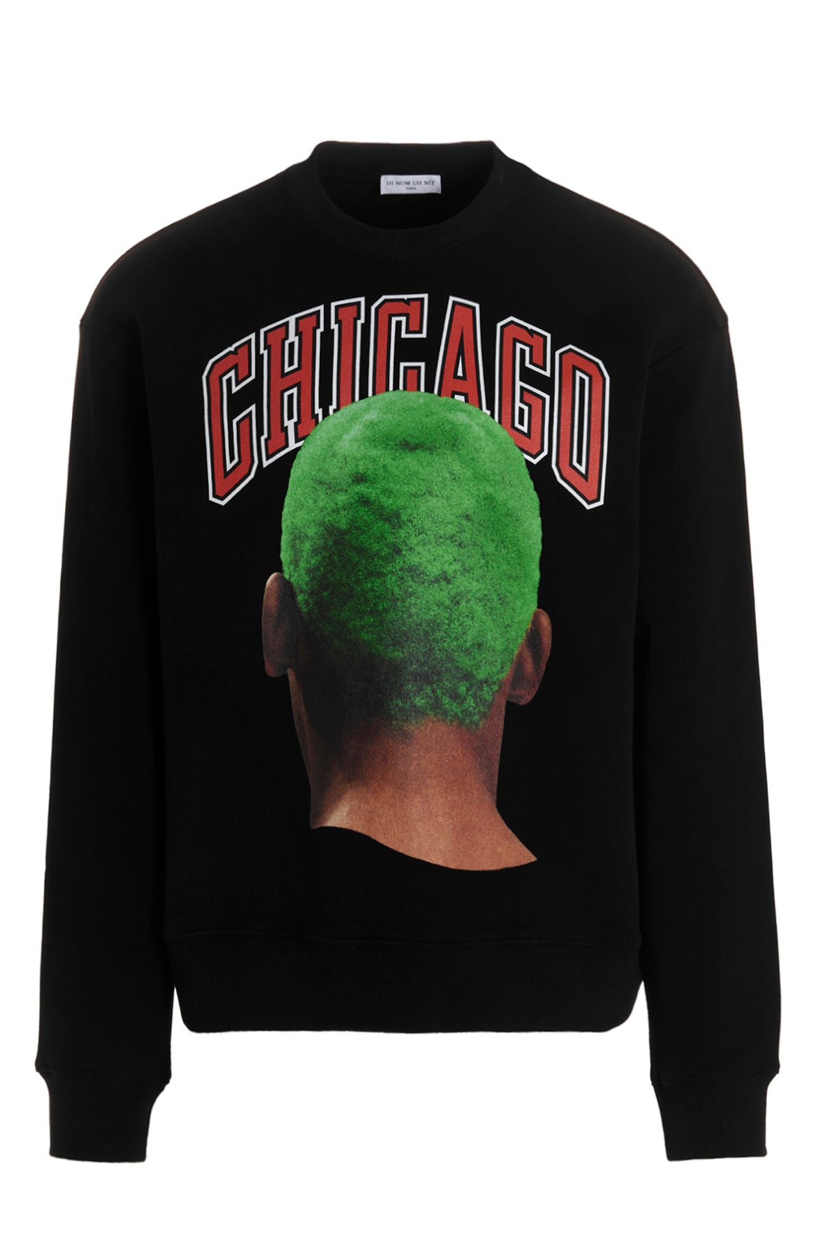 chicago player green cotton crew neck sweatshirt