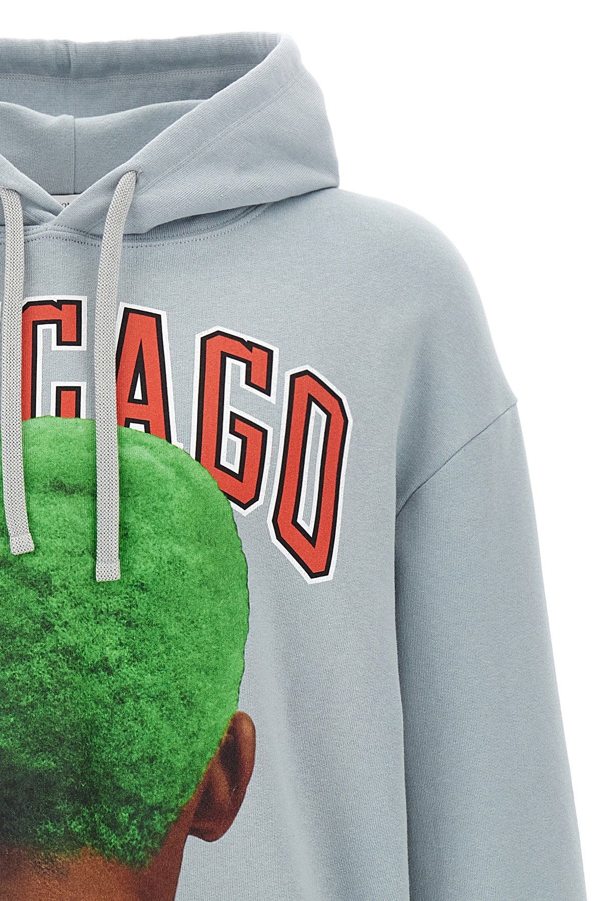 chicago player green gauze cotton hoodie