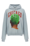 chicago player green gauze cotton hoodie