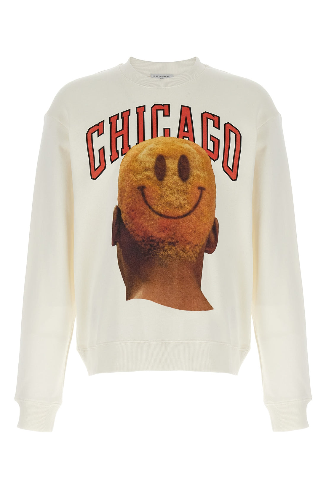 IH NOM UH NIT S chicago - smile brushed cotton sweatshirt