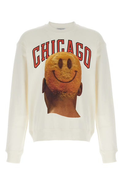 chicago - smile brushed cotton sweatshirt