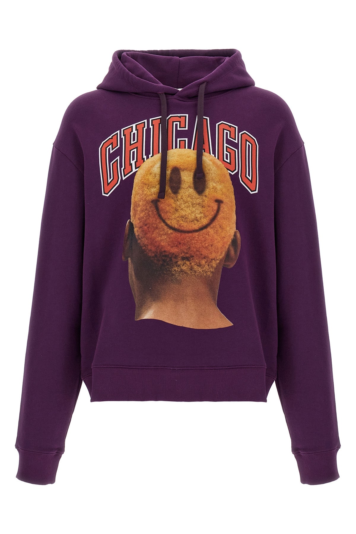 chicago - smile gauze cotton hoodie