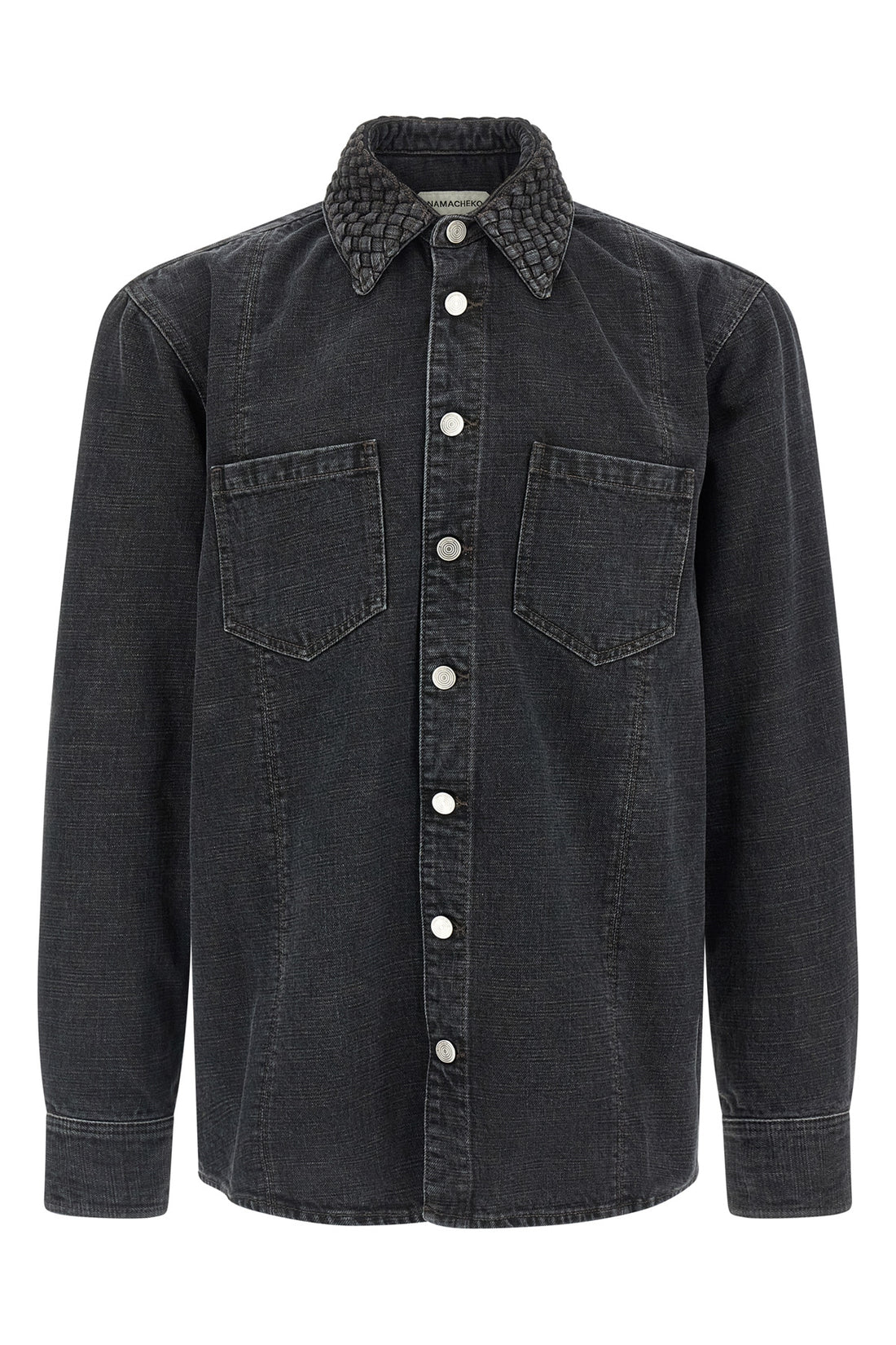 NAMACHEKO XL gervis braided denim shirt