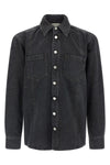 gervis braided denim shirt