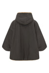 the lou andrea reversible cape redefines the concept of outerwear through a vers